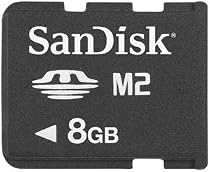 SanDisk SDMSM2-008G-A11M 8GB M2 Memory Stick Micro (Black)