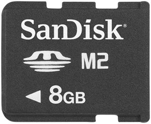 SanDisk SDMSM2-008G-A11M 8GB M2 Memory Stick Micro (Black)