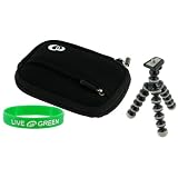 Neoprene Sleeve (Super Black) Case and Premium Tripod for Canon PowerShot SD960IS Digital... by 