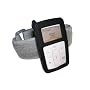 BLACK Silicone Skin Case Cover & Armband for Creative Labs Zen Micro MP3