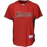 Majestic Houston Astros Maroon Batting Practice Baseball Jersey