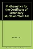 Mathematics for the CSE year