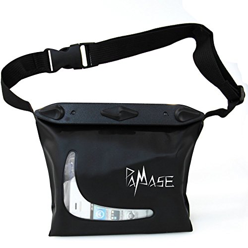 PAMASE Waterproof Waist Bag/Dry Pouch with Waist Strap-Best Way to Keep Your Things Safe