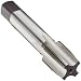 Dormer E547 High-Speed Steel Pipe Tap, BSPP, Uncoated (Bright) Finish, Round Shank With Square End