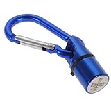 Foxnovo Portable Waterproof Aluminum Pet Dog Cat Puppy LED Flashing Blinker Light Safety Collar Tag (Blue)