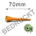Original BIO GOLF Tees - MIT IHREM NAMEN PERSONALISIERT - DRIVER Tees - Farbe: Orange - 100 Stück
