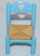1993 Fisher Price Light Blue Chair For Loving Family Doll House