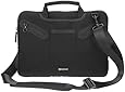 Evecase 12.5 ~ 13.3 inch Laptop Neoprene Messenger Case with Handle and Carrying Strap (Black)
