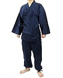 作務衣 大人 M L LL 綿100% 作業着 結果