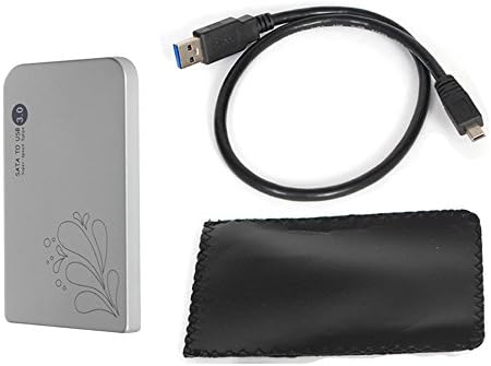DongCoh 500GB Super Slim Portable External Hard Drive USB 3.0 for MAC, Desktop and Notebook (Silver)
