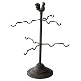 Wrought Iron Rooster Mug Holder