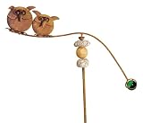 Red Carpet Studios Balancing Buddies Yard Art, 42-Inch Tall, Wise Owls