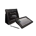 G-HUB Housse Etui Noire iPad 4 / iPad 3 / iPad 2 mod�le en cuir, avec la fonction support int�gr� (pour Le nouvel Apple iPad 2012 et Apple iPad 2). Cadeau BONUS: G-HUB ProPen Stylet