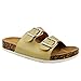 Women Casual Buckle Thong Strap Sandals Flip Flop Platform Footbed TRENDS SNJ SHOES(BIG SALE)