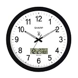 Sharp 14" Anadigi Atomic Wall Clock