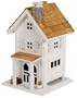 Le Petit Chalet LPC-1010 Two Storey Bird Feeder - White and Natural