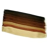 ZOヒューマンヘアー　10マットブラウン 質量80g　毛長約66cmの画像