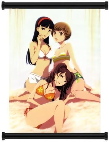 Cute Art Shin Megami Tensei Persona 4 Game Fabric Wall Scroll Poster (32x43) Inches