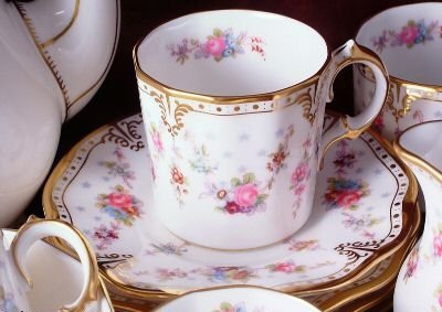 Royal Crown Derby Royal Antoinette Coffee Pot and Cover