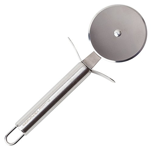 Pizza Cutter Wheel - Get Restaurant Style Pizza Slices Every Time With This Luxury Stainless Steel Heavy Duty Pizza Cutter Wheel - Lifetime Guarantee Pizza Cutter Wheel - Get Restaurant Style Pizza Slices Every Time With This Luxury Stainless Steel Heavy Duty Pizza Cutter Wheel - Lifetime Guarantee