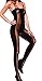 Angel Wings Women Pierced Barelegged Sexy Lingerie Black Fishnet Open Crotch Tights Nightwear