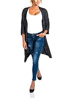 Ornella Dutti Chaqueta Punto Kenza (Gris Oscuro)