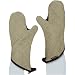 San Jamar 800FG15 BestGuard Temperature Protection Oven Mitt with WebGuard, 15" Length, Tan