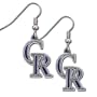 Colorado Rockies Dangle Earrings - MLB Baseball Fan Shop Sports Team Merchandise