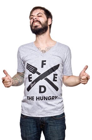Pyknic Feed the Hungry,T-shirts for Men