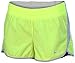 Nike Women's Dri-Fit 2-In-1 Running Shorts-Volt/Neon Yellow-XS