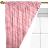 Roc-Lon Blackout Window Panel - Illusion Rose (50x63")
