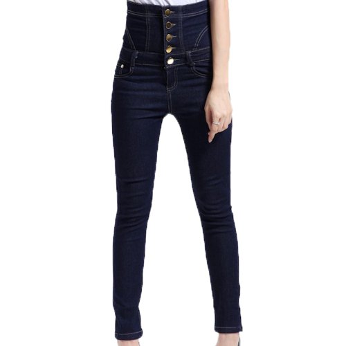 (ケーシティ)k-city ハイウエスト スキニー ストレート デニム