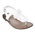 Women's Merona&reg; Eleora Flat Sandals - White Patent