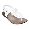 Women's Merona&reg; Eleora Flat Sandals - White Patent
