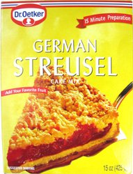 Oetker German Streusel Cake Mix 15 oz 8ct by Dr. Oetker