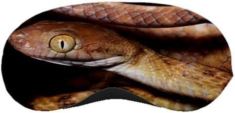 CaseSuper Designs Snake T4 Animals Sleeping Mask, Eye Mask, Sleep Mask 7.25" x 3.5"