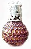 Honeycomb Ruby Fenton Effusion Lamp by La-Tee-Da!