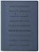 Blue Embossed Words to Remember Leather Journal - Lined