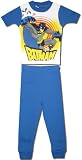 Batman Boy's Cotton Short-sleeve, long-leg Pajamas - 10
