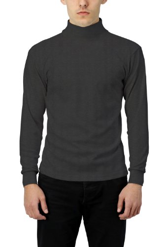 Colorful_daegu Men's Comfort Cotton Tee Harf Turtle-neck T-shirt