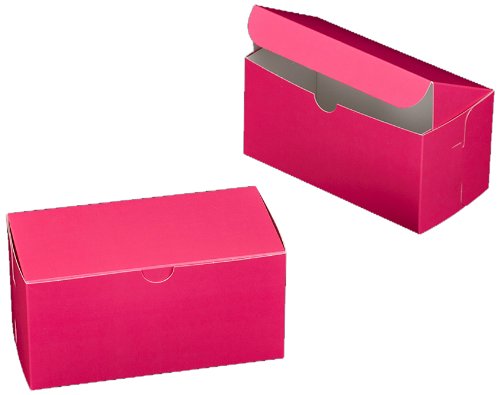 Dress My Cupcake Lock and Tab Cupcake Box with Lid, Pink/White,