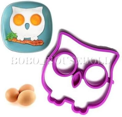 Silicone Owl Shaped Egg Fried Mould Funny Side up Frying Pancake Mold Breakfast