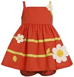 Bonnie Baby Girls Infant Daisy Applique Sundress