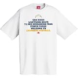 Reebok San Diego Chargers Short Sleeve Inside Line T-Shirt
