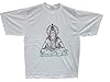 T Shirt Gray Yoga Tees Short Sleeves Shiva Printed Tee-shirt XL