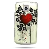 Hard Snap-on Shield RUBBERIZED With SACRED HEART Design Faceplate Cover Sle ....