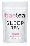 Baetea Sleep Tea: Reduce Stress & Promote Sleep, 30 Servings, with Chamomile & Potent Traditional Organic Herbs, Ultimate Way to Relax The Mind and Body