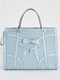 GUESS Visage Large Box Satchel, BLUE Reviewed