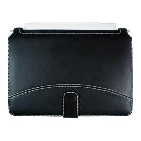 Fosmon® Premium Quality Executive Leather sleeve case for 10.1'' -inch Acer Aspire One Mini Netbooks