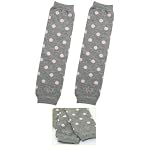 BabyLegs Polka dot ワンサイズ(0才~4才)グレーピンクポルカドット